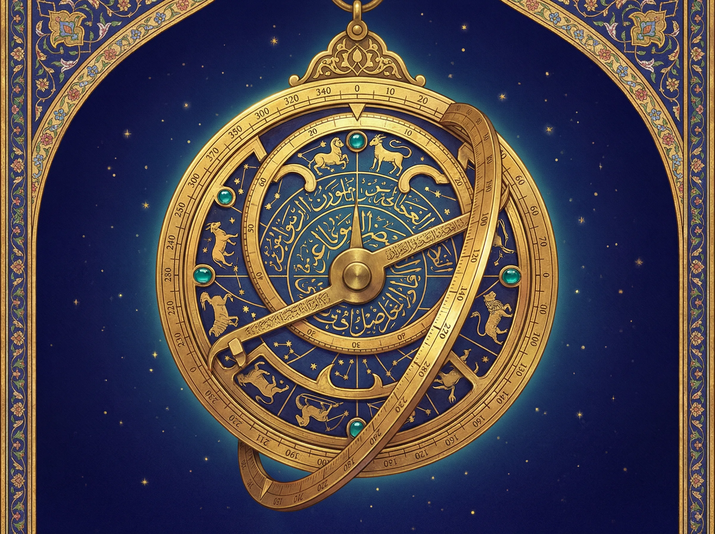 东升国际天文台赔率星盘装饰图